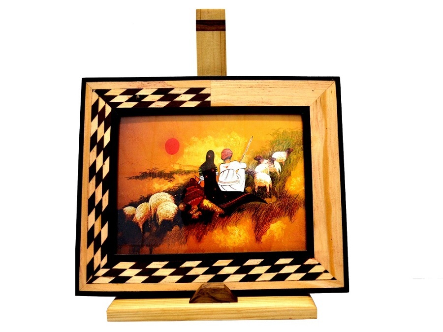 Multicolor Designer Wooden Photo Frame