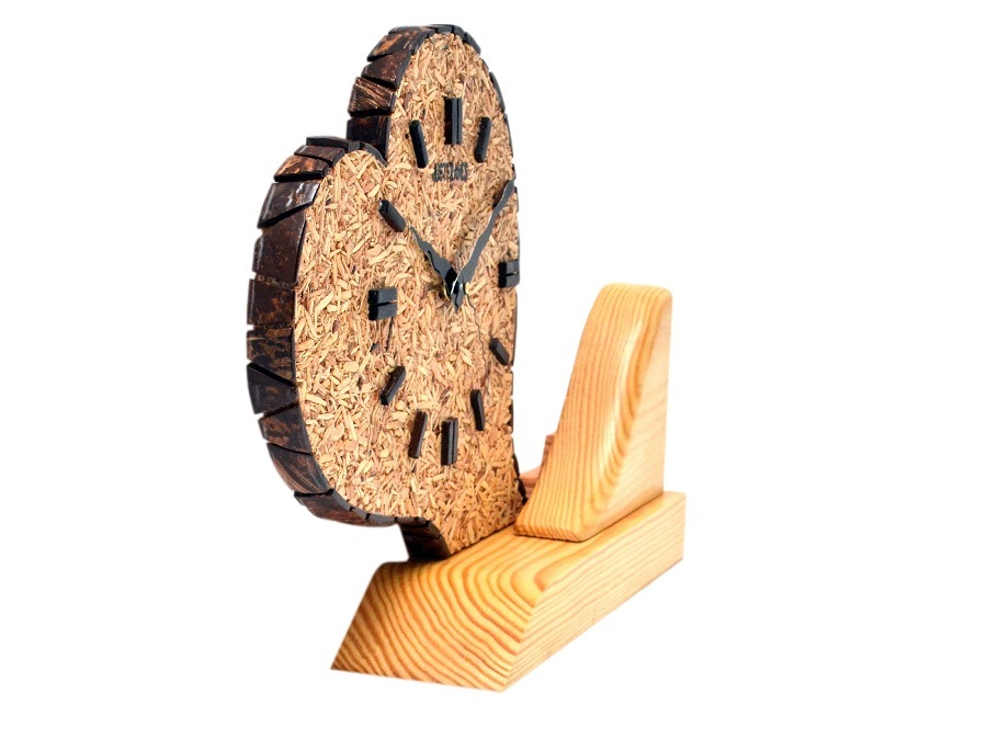 Natural Navajowhite Wooden  Wall Clock