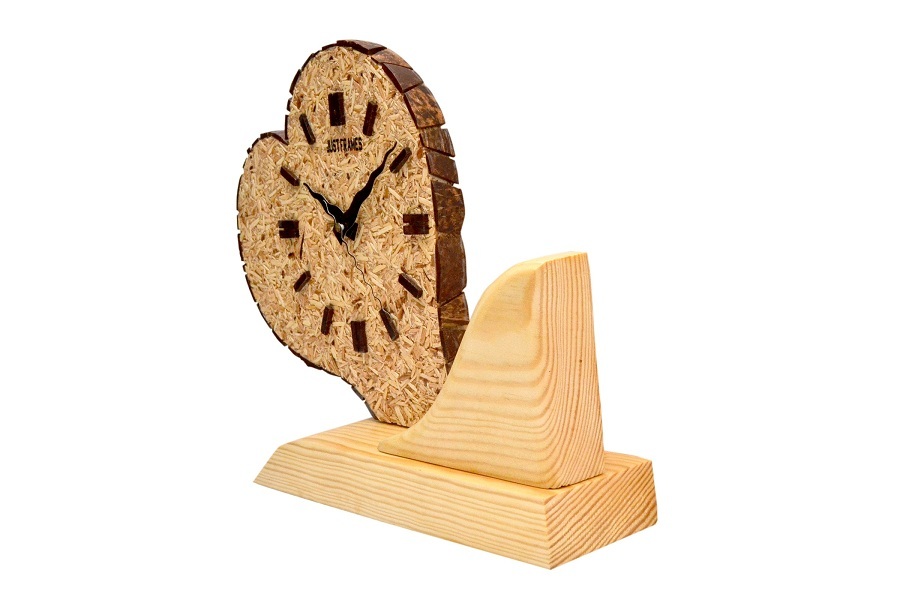 Natural Navajowhite Wooden  Wall Clock