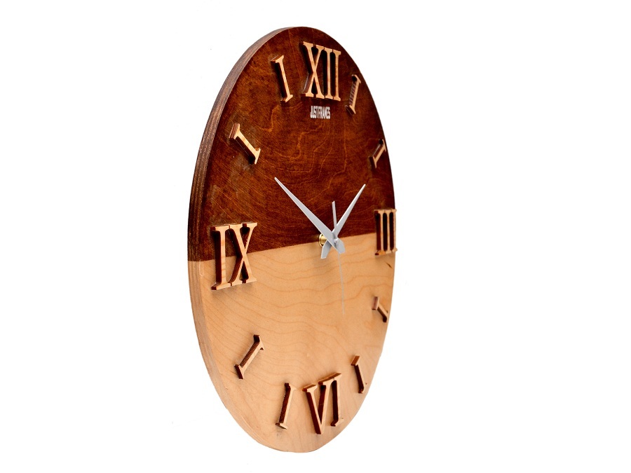 Wooden Wall Clock Size: 14 Inch X 1.25 Inch X 14 Inch