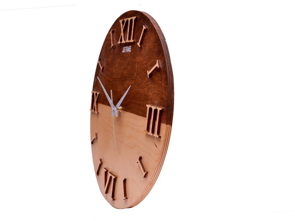 Wooden Wall Clock Size: 14 Inch X 1.25 Inch X 14 Inch