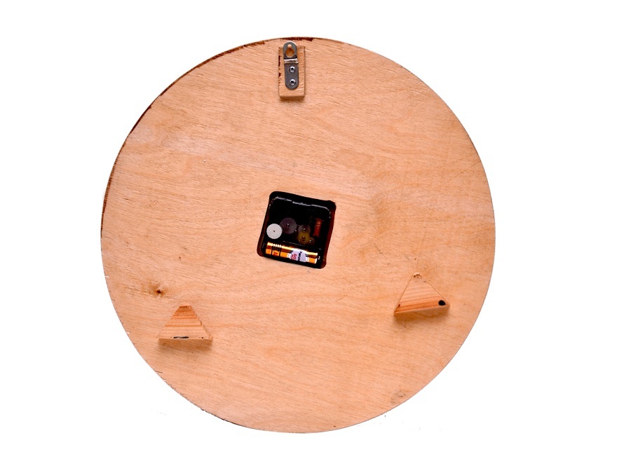 Wooden Wall Clock Size: 14 Inch X 1.25 Inch X 14 Inch