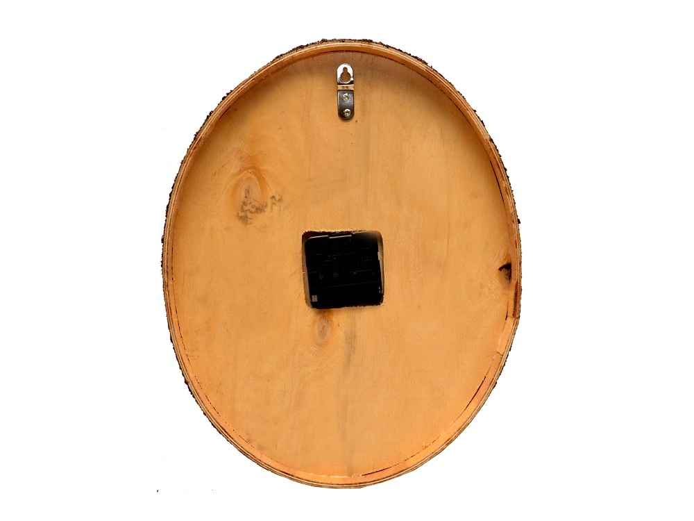 Wooden Wall Clock Size: 12 Inch X 1.5 Inch X 12 Inch