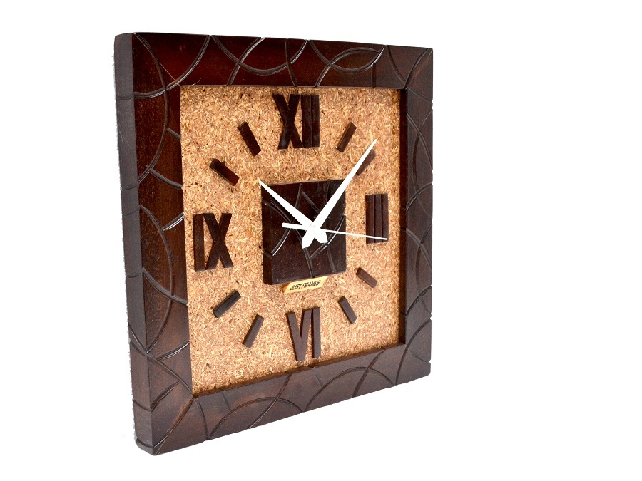 Wooden Wall Clock Size: 15 Inch X 1.5 Inch X 15 Inch