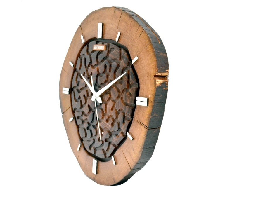 Wooden Wall Clock Size: 15.5 Inch X 1 Inch X 15.5 Inch