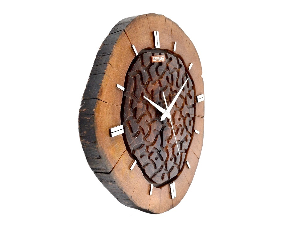 Wooden Wall Clock Size: 15.5 Inch X 1 Inch X 15.5 Inch