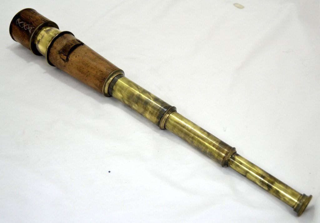 Premium Quality Brass Nautical Antique Telescope - 18 Inches Long