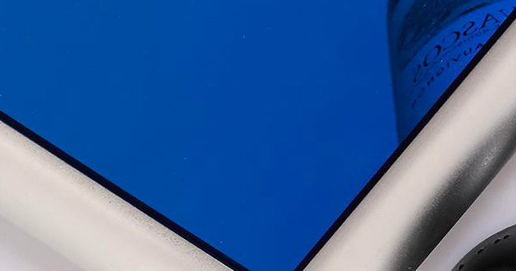 Blue Mirror Finish Application: Decoration