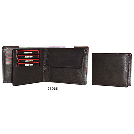 काले चमड़े के बटुए का आकार: 25X10X2.0 सेमी