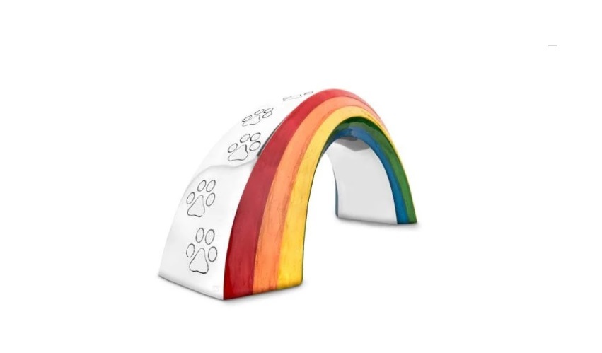 Multi-color The Rainbow Bridge Pet Urn- New