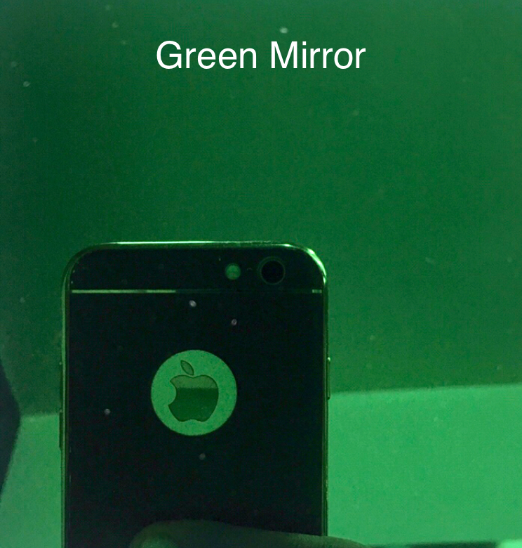 Green Mirror Application: Decoration