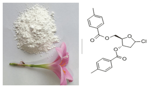 1-chloro-3,5-di-o-toluoyl-2-deoxy-d-ribofuranose Cas 3601-89-6 Chemical Name: 1-(alpha)-chloro-3