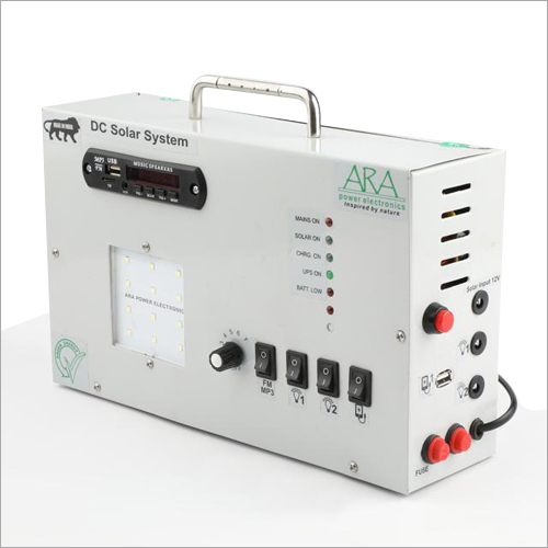 White Solar Home Lighting Kit