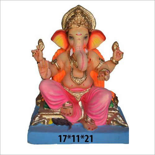 17X11X21 इंच पारंपरिक गणेश प्रतिमा की पेंटिंग