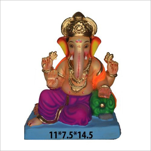 हैंडकोर गणेश प्रतिमा की पेंटिंग