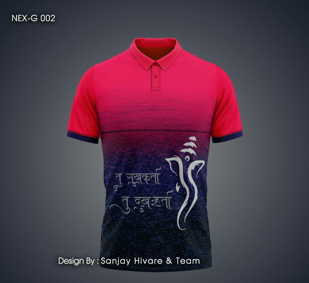 Polyester T Shirt - 100% Polyester, 165-180 Gsm, Custom Sizes Available | Unisex, Polo Collar, Short Sleeves, As Required Colors, Printed Patterns