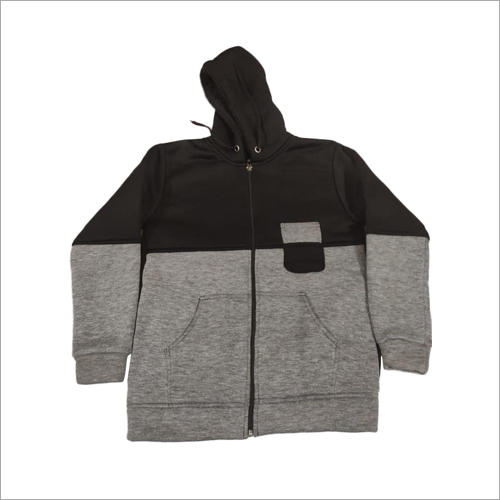 Mens Plain Hoodie Sweatshirt - Fleece Blend , Washable, Modern Design for Winter Wear, Available in S, M, L, XL, Long Sleeves
