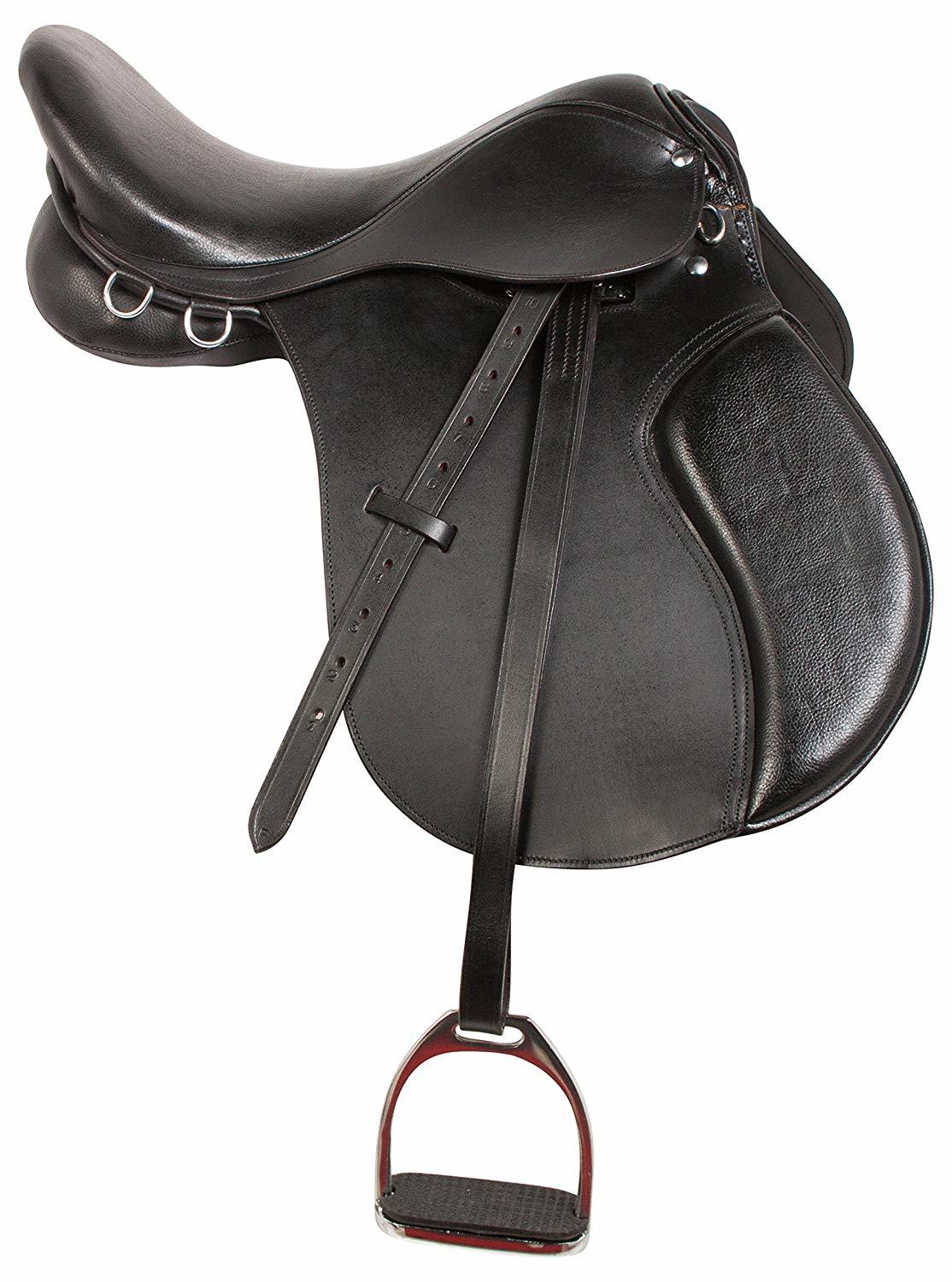 Black Brown Horse Saddle
