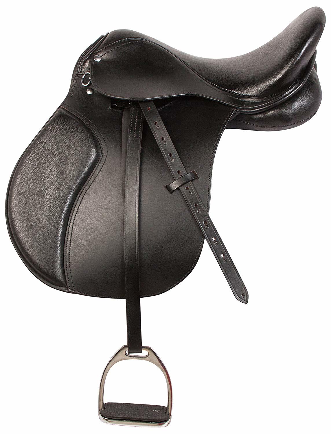 Black Brown Horse Saddle