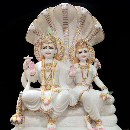 Marble Vishnu Laxmi