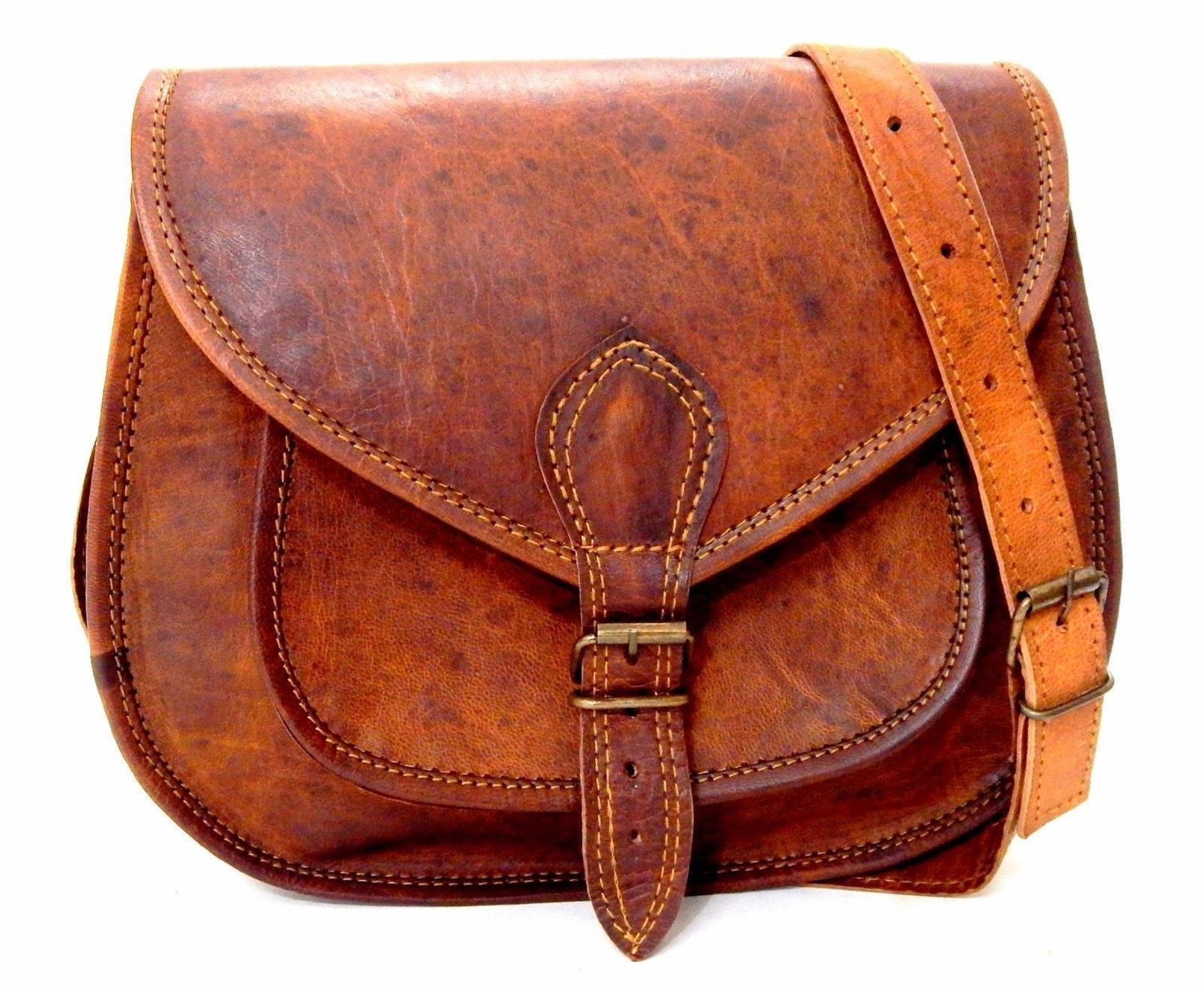 Brown Ladies Leather Bag