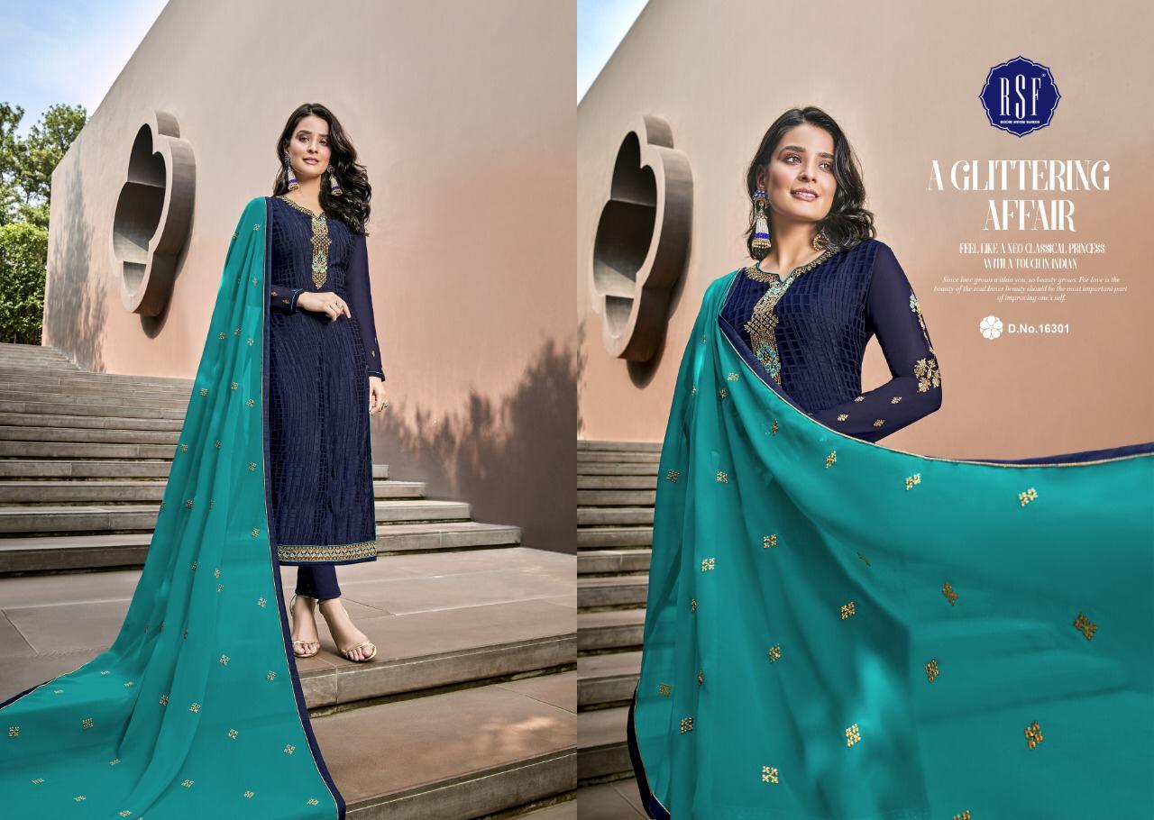 Multi Color Semi Stitch Suits
