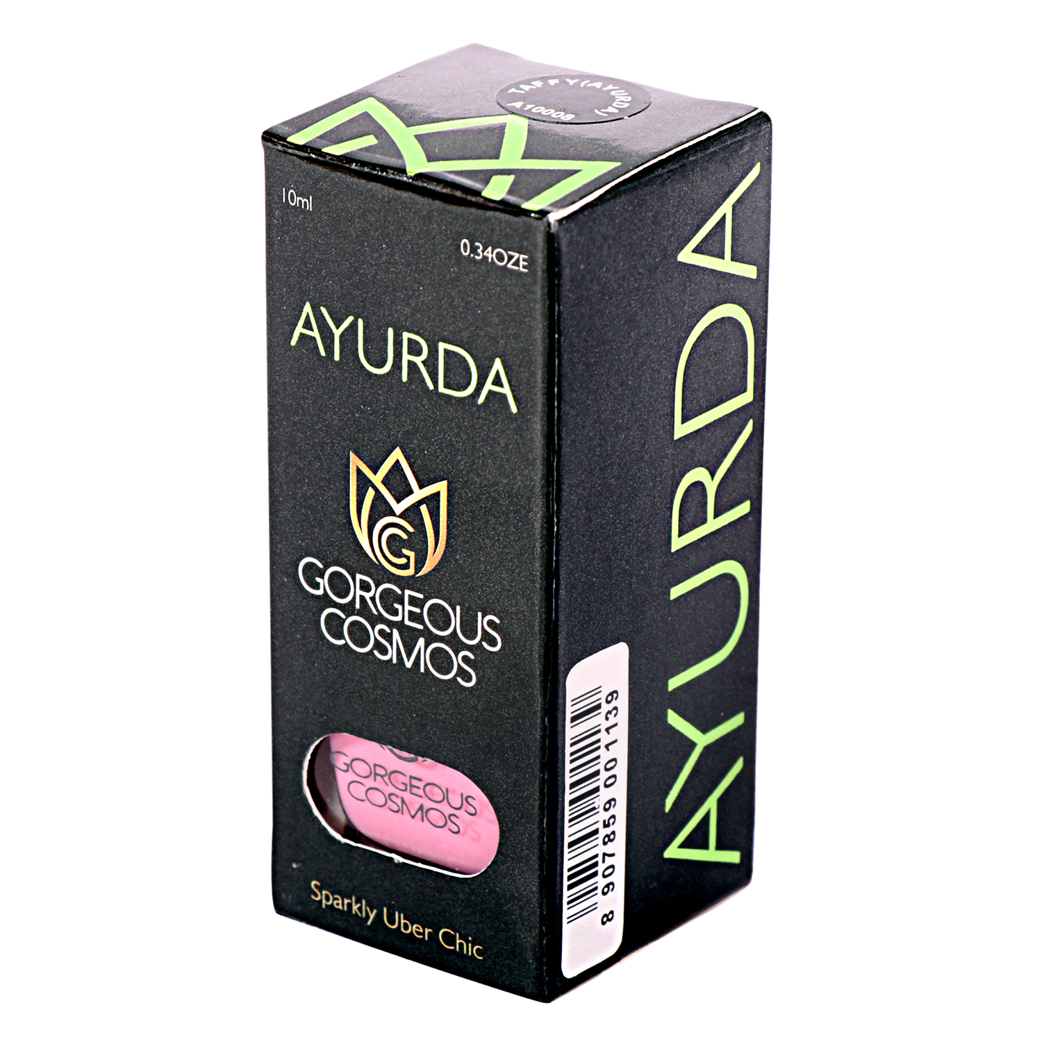 Ayurda Taffy Shade Toxic Free Pink Nail Polish 10 Ml (Color A10008) Color Code: Multiple Color Available