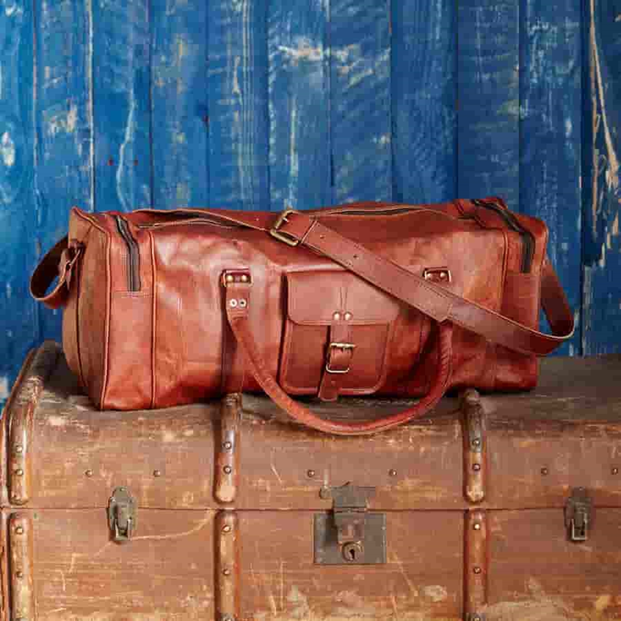 Brown Traveling Bag