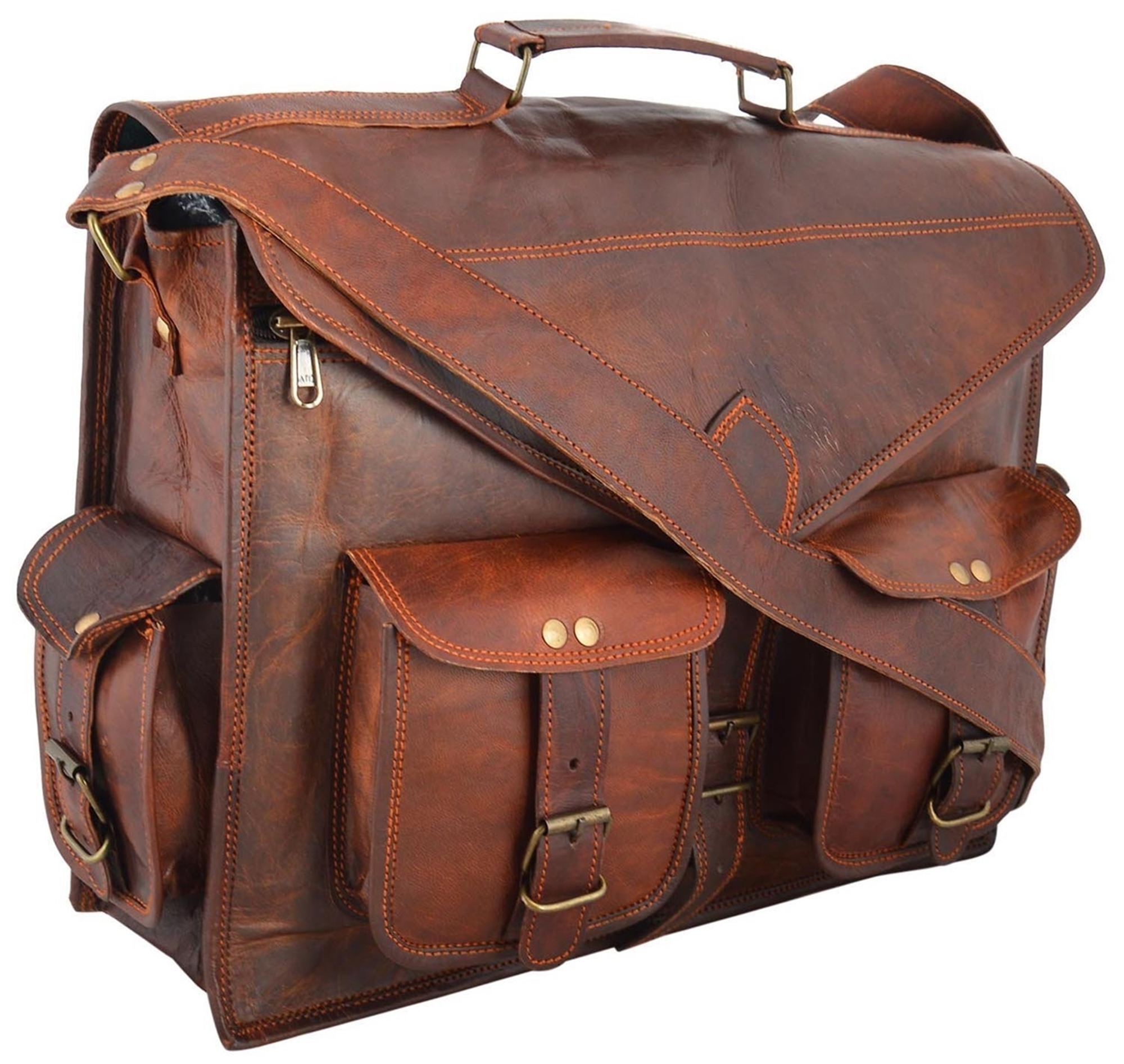 Brown Messenger Bag