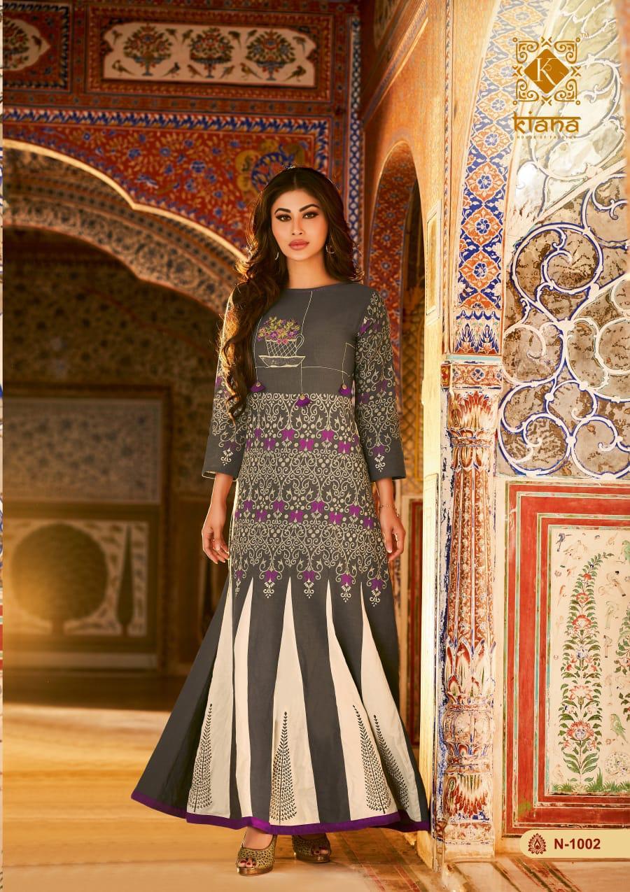 Canvas Designer Long Kurti