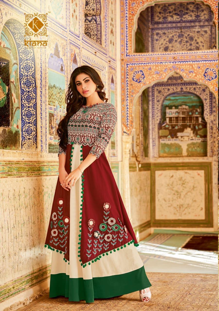 Canvas Designer Long Kurti