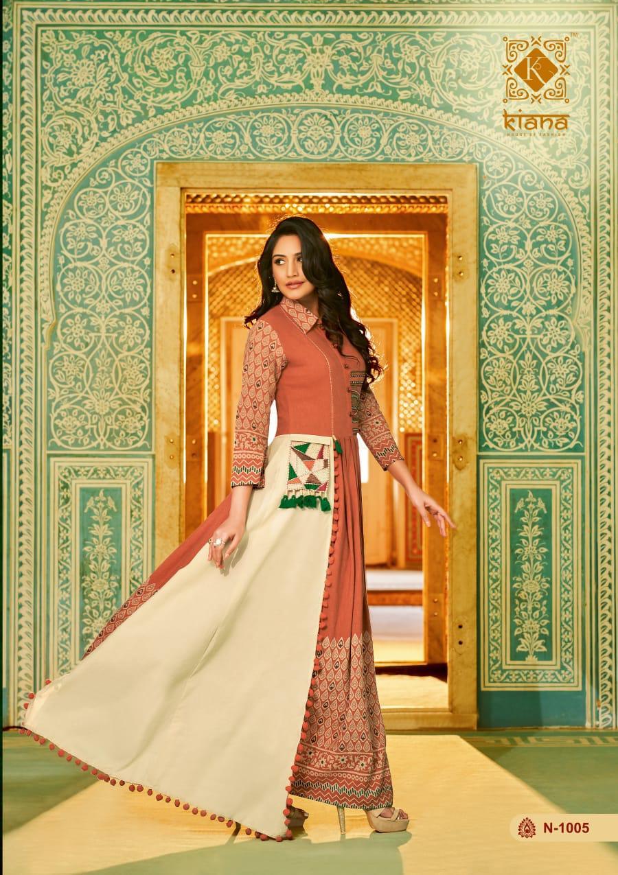 Canvas Designer Long Kurti