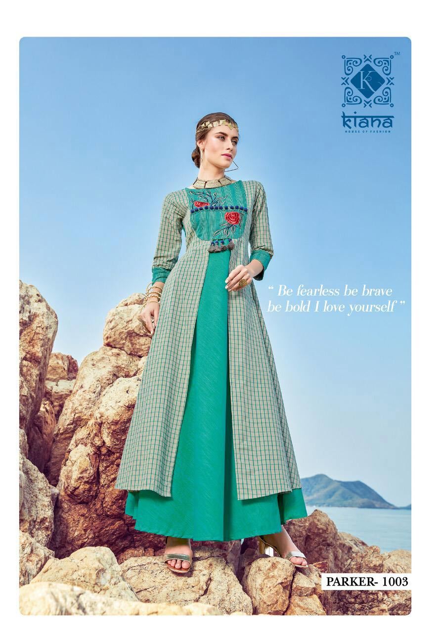 Rayon Embroidery Wholesale Kurti Size: Extra Large