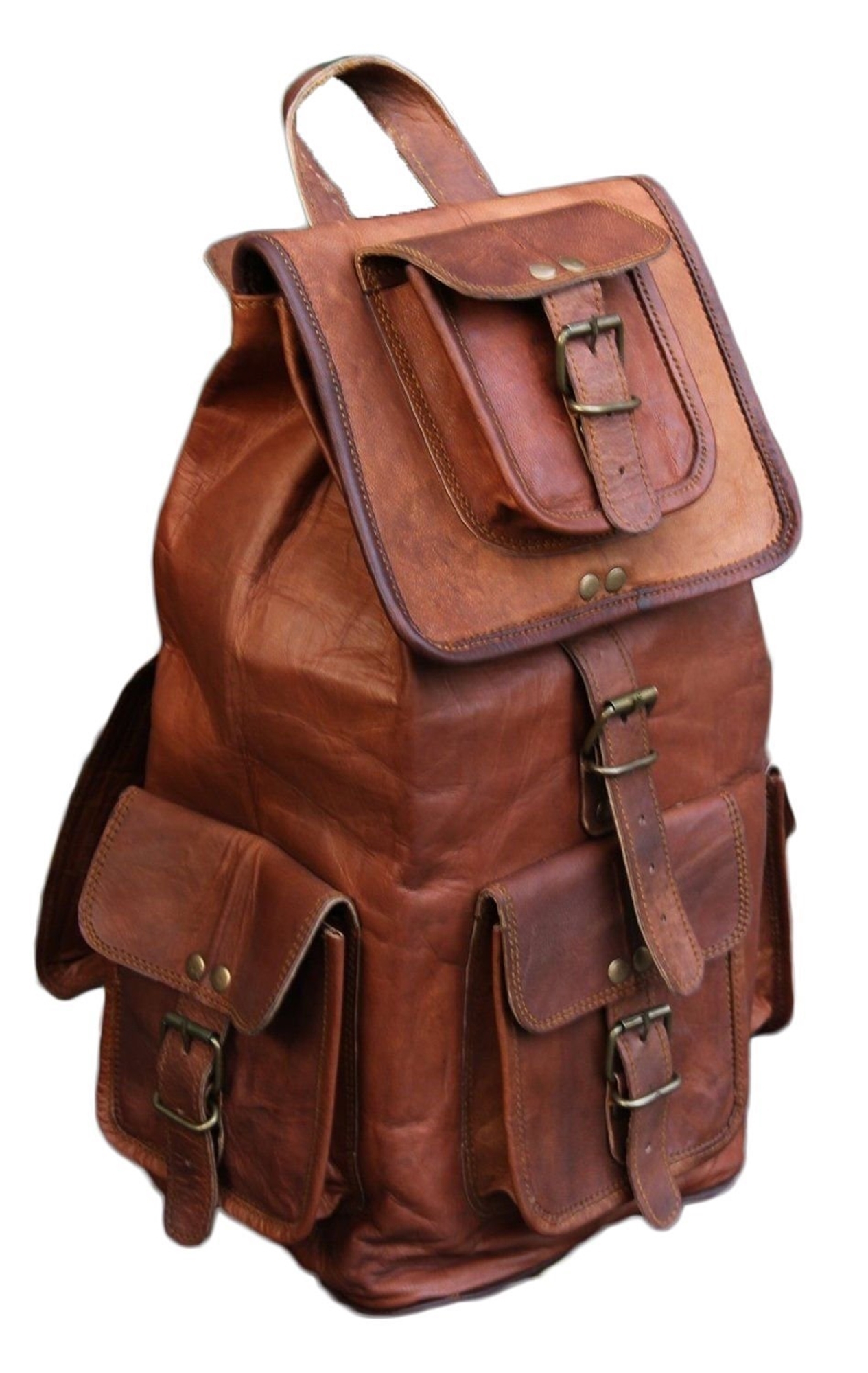 Brown Leather Shoulder Bag
