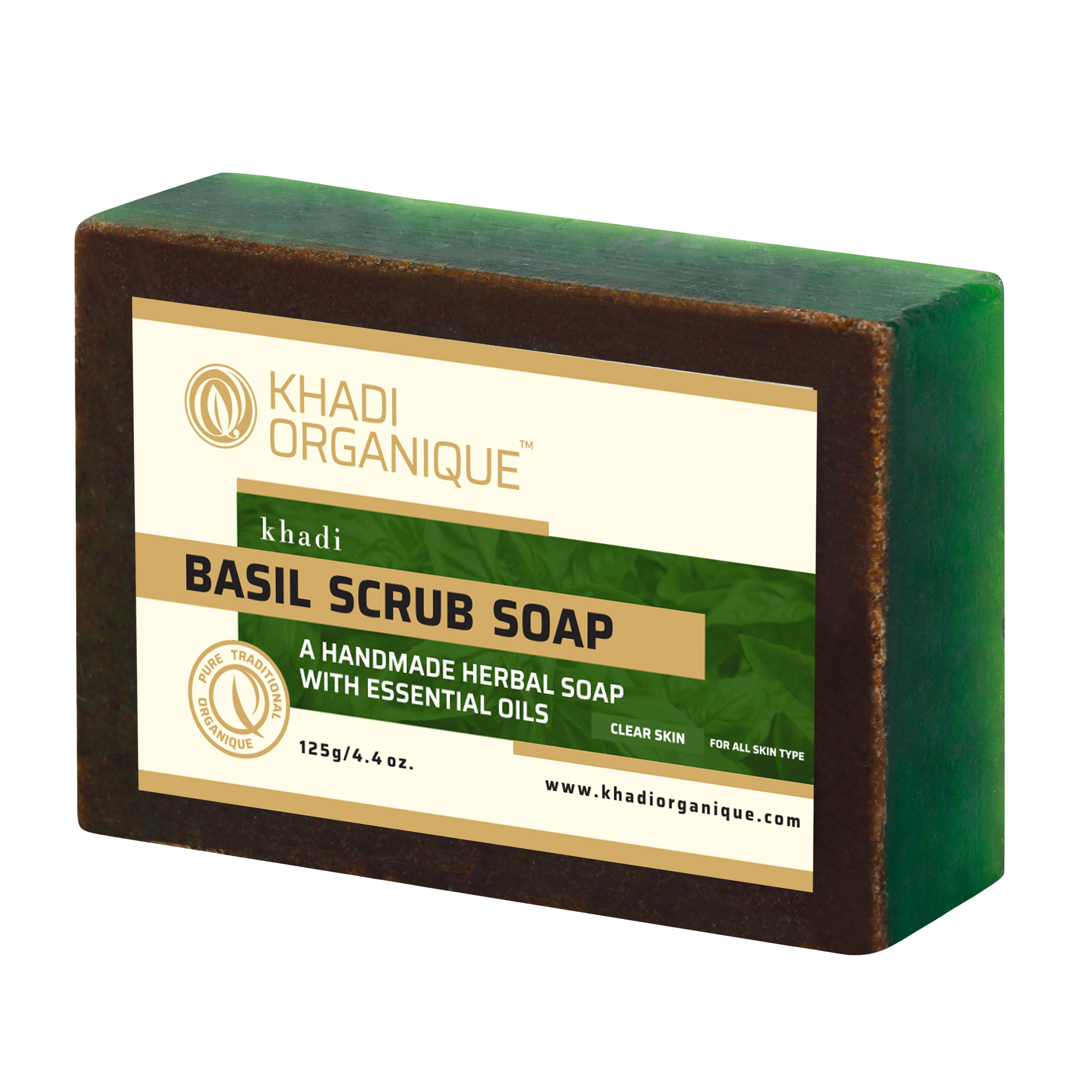 Green Basil Scrub Soap