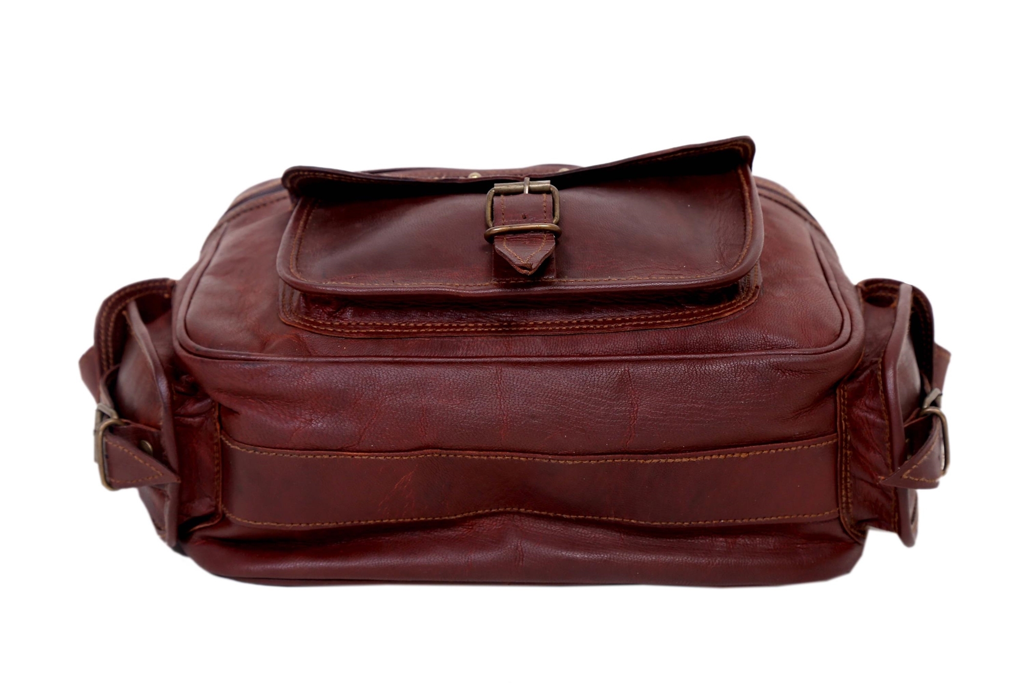 Brown Leather Camera Bag