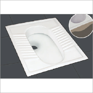 Stand Orissa Pan - Ceramic, Floor Mounted, Rectangle Shape | Dual Flush Mechanism for Efficient Water Usage