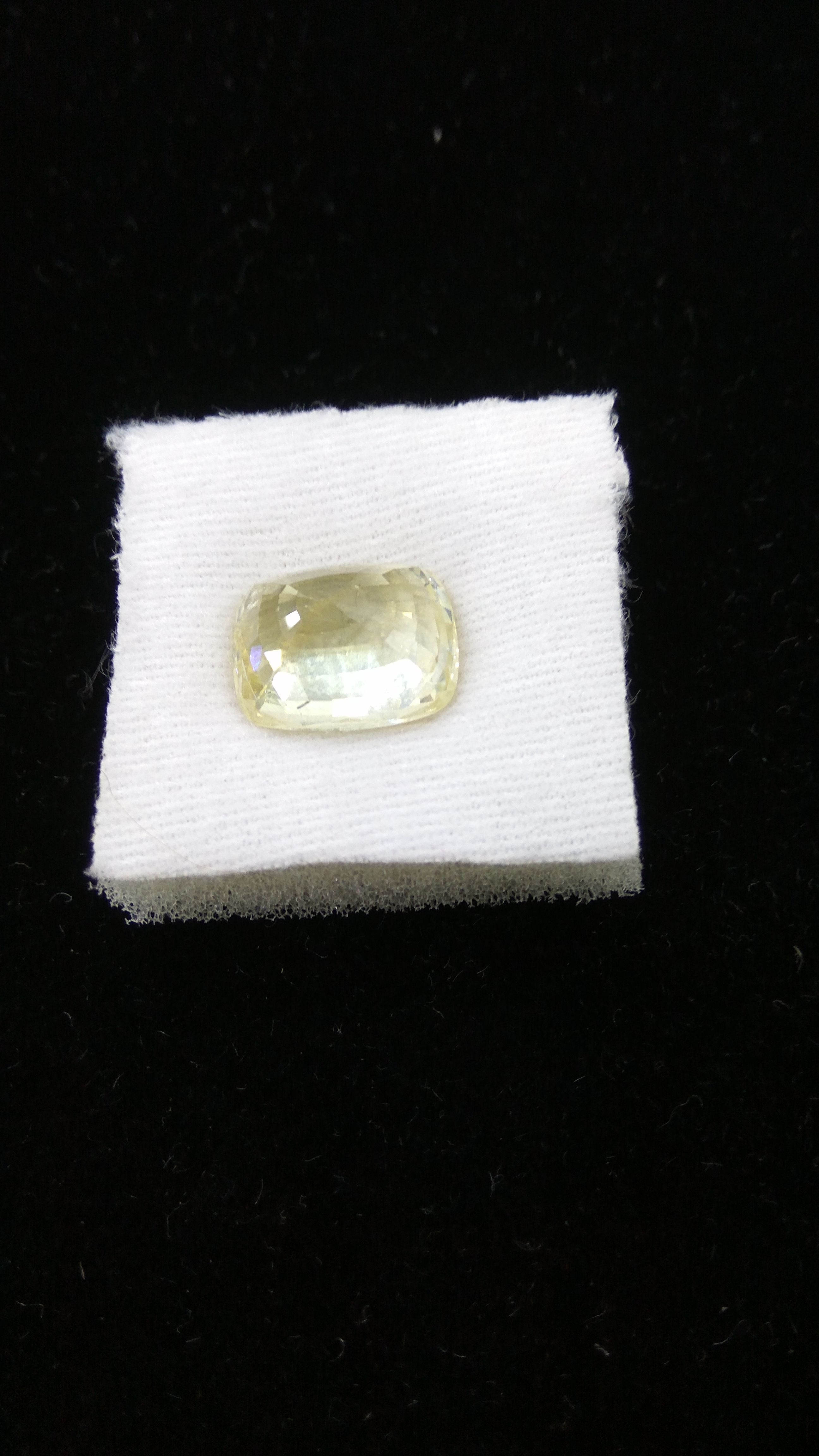 Natural Ceylon Yellow Sapphire - 11.75 Carats, Cushion Cut, Unheated & Untreated Quality