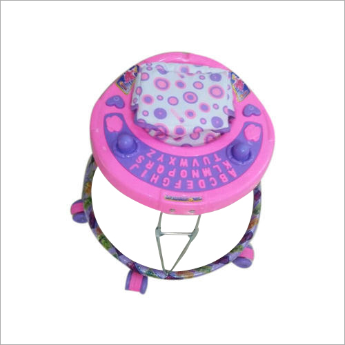 6 पहिया गोल आकार बेबी गर्ल वॉकर