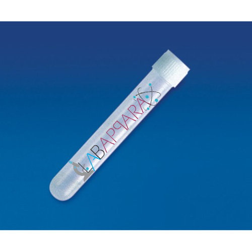 Test Tube With Screw Cap Polypropylene - 16 X 100 Mm | Durable Material For Laboratory Applications Like Ria, Coagulation & Bacteriology