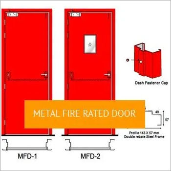 ऑल कलर्स मेटल फायर डोर