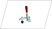 Vertical Handle Toggle Clamp - Silver, Polished Finish | High Performance, Simple Control, Stable Operation, Industrial Use