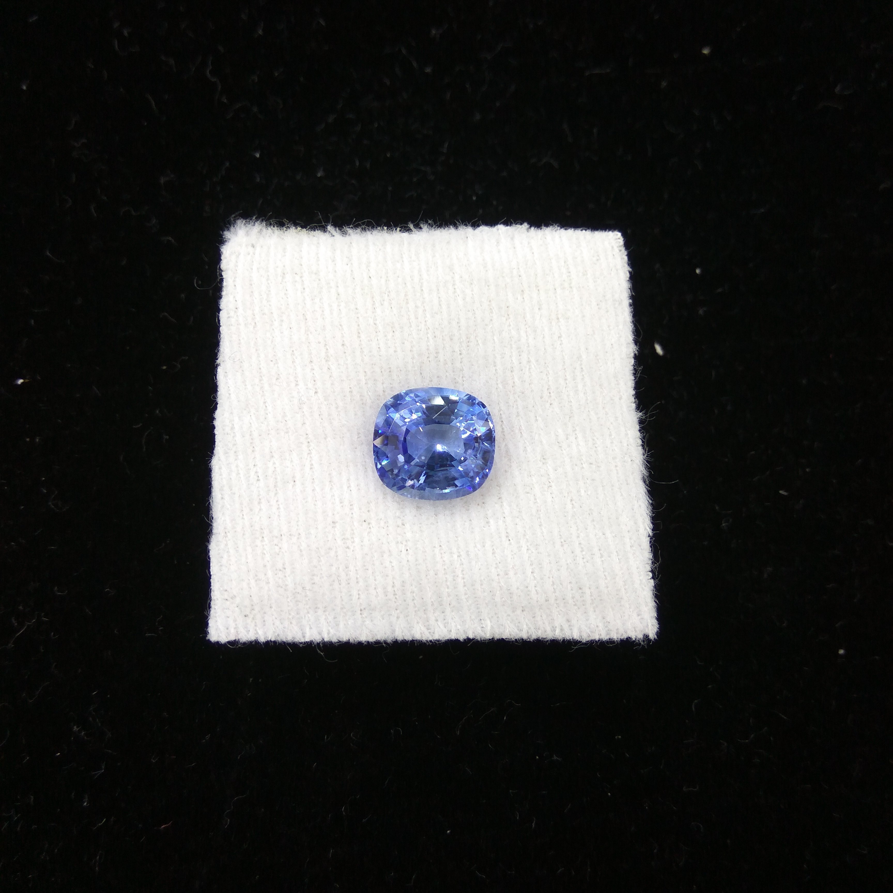 Blue Sapphire - Natural Cushion Cut, 4.40 Carats, Untreated Blue Color | Ceylon Blue Sapphire With Unheated Properties, All Grades Available