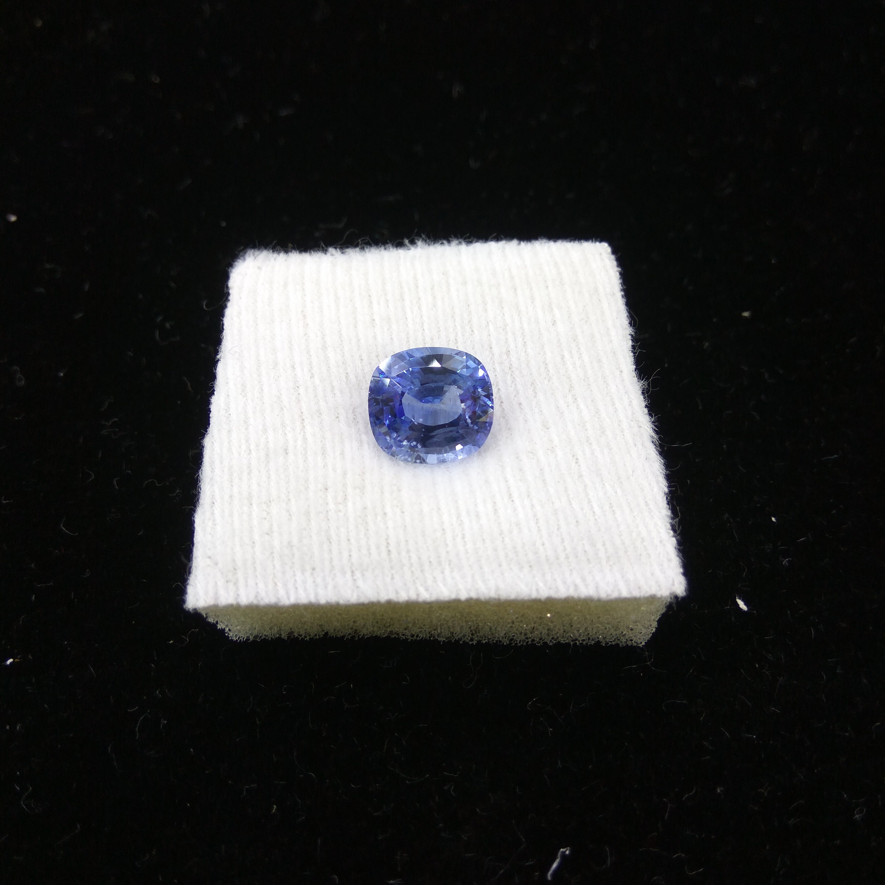 Blue Sapphire - Natural Cushion Cut, 4.40 Carats, Untreated Blue Color | Ceylon Blue Sapphire With Unheated Properties, All Grades Available