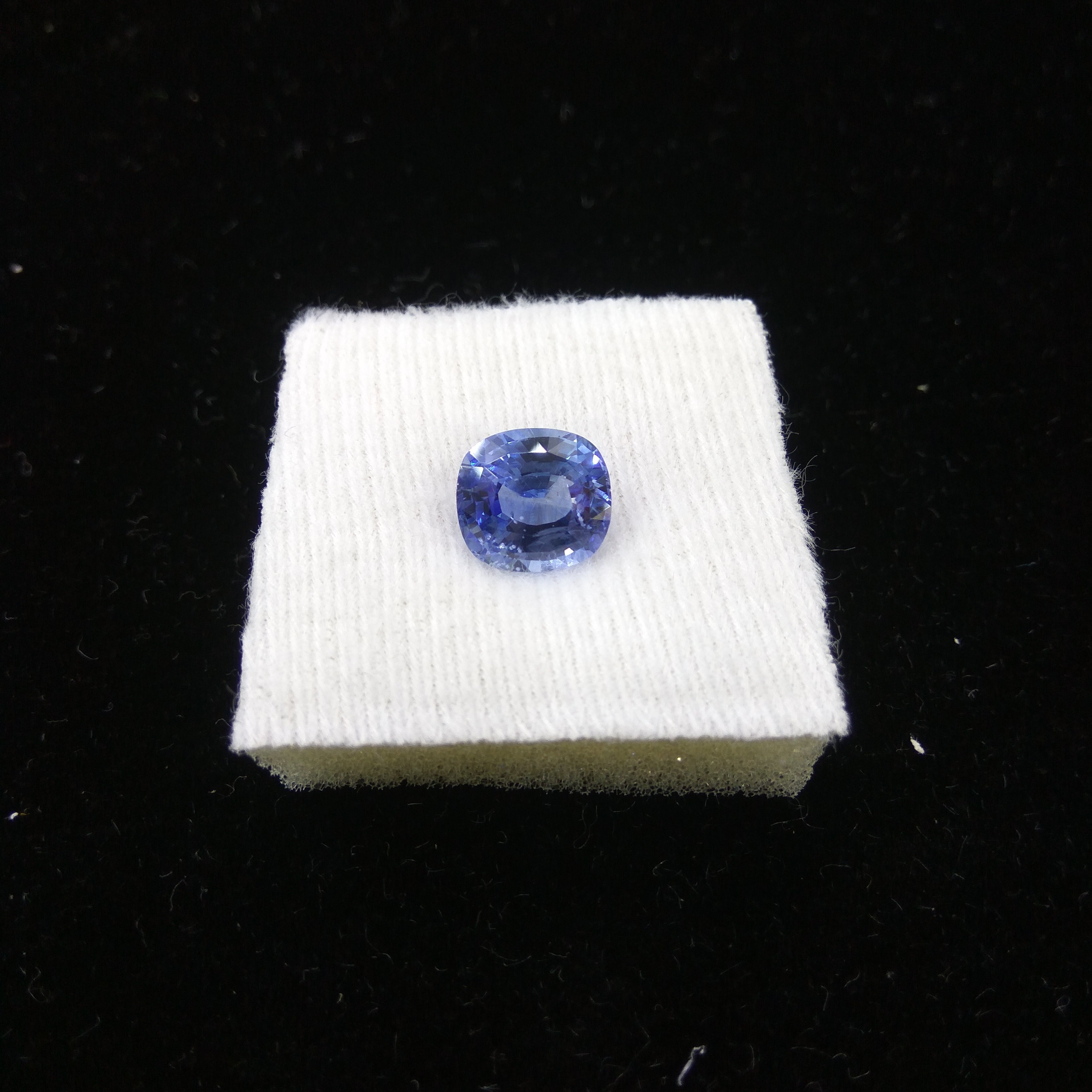 Blue Sapphire - Natural Cushion Cut, 4.40 Carats, Untreated Blue Color | Ceylon Blue Sapphire With Unheated Properties, All Grades Available