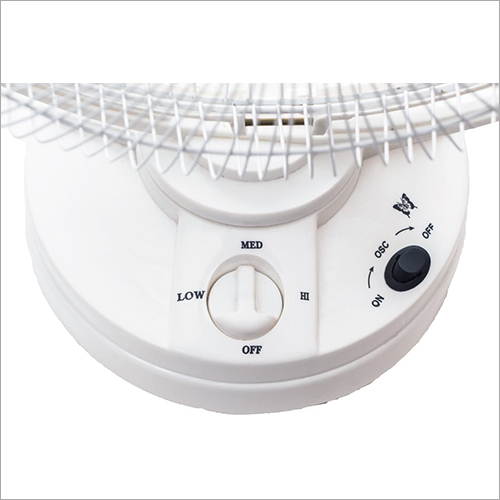 White 3 Blade Table Fan
