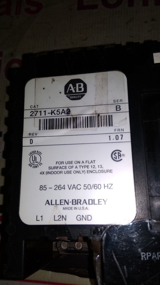 Allen Bradley Hmi 2711-k5a2 B