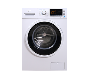 Front Load Washing Machine - 595x495x850mm, Golden | 7kg Capacity, 16 Programs, Led Display, Energy & Water Saving, High Spin Speed, Quiet Operation