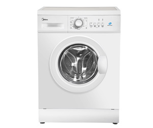 Front Load Washing Machine - 595x495x850mm, Golden | 7kg Capacity, 16 Programs, Led Display, Energy & Water Saving, High Spin Speed, Quiet Operation