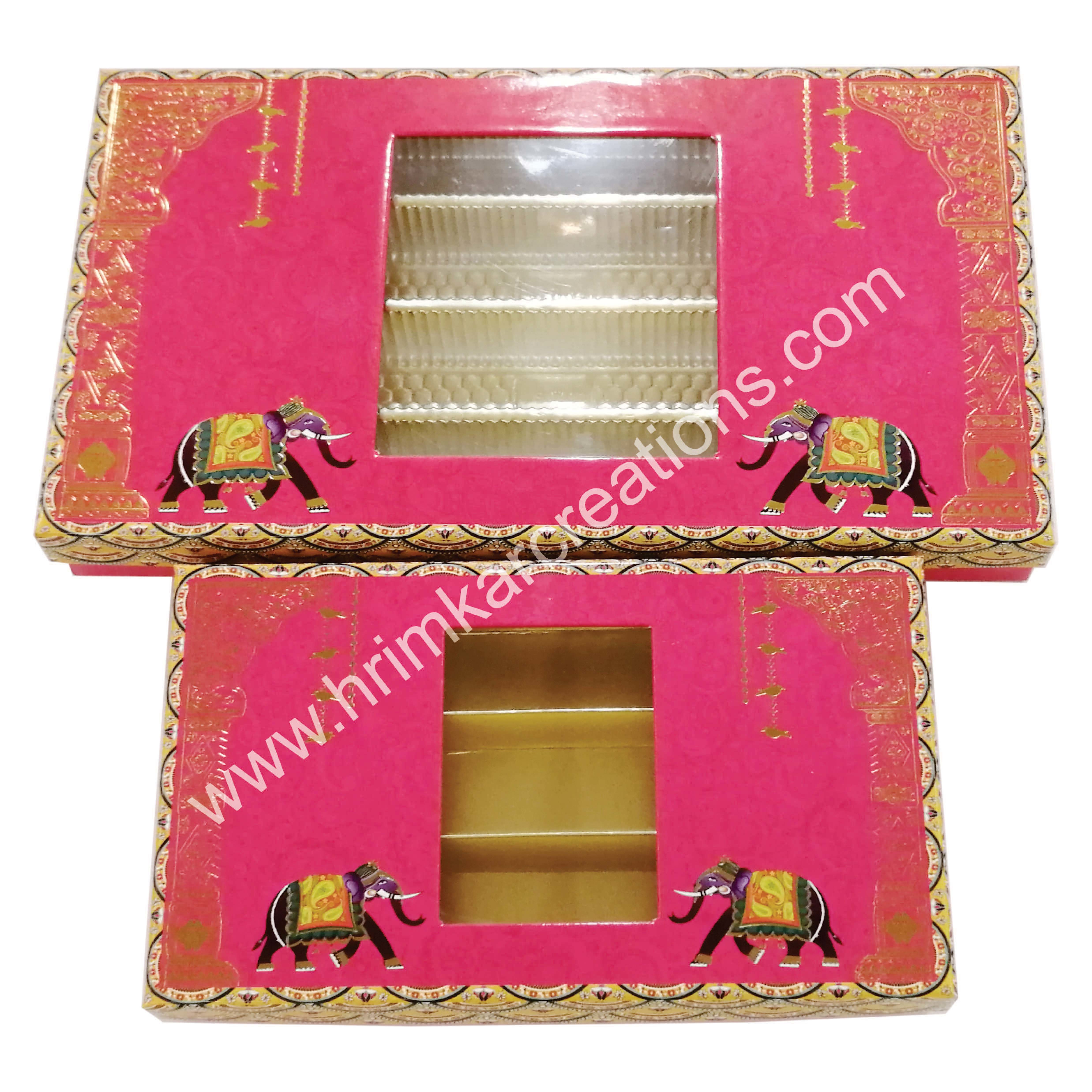 Pink Rajwada 400 Grm Sweet Box